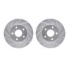 R1 Concepts Brake Rotor- D/S - Silver