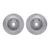 R1 Concepts Brake Rotor- D/S - Silver