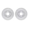 R1 Concepts Brake Rotor- D/S - Silver