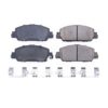 Front Disc Brake Pad Kit with Brake Pads and Clips