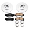 Evolution Coated Rotor And Low-Dust Ceramic Brake Pad Kit