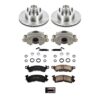 OE Stock Replacement Low-Dust Ceramic Brake Pad, Rotor and Caliper Kit