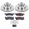 OE Stock Replacement Low-Dust Ceramic Brake Pad and Rotor Kit