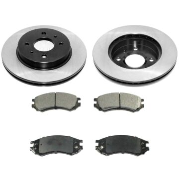 Disc Brake Pad And Rotor Kit-Ceramic