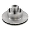 Vented Brake Rotor and Hub Assembly