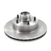 Vented Brake Rotor and Hub Assembly