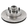 Vented Brake Rotor and Hub Assembly