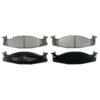SevereDuty Front; Rear Disc Brake Pad Set