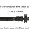 A1 CARDONE DRIVESHAFT