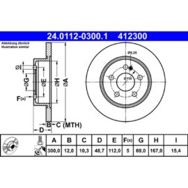 ATE BRAKE DISC