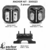 ANCHOR MOUNTS MOUNT KIT