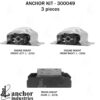 ANCHOR MOUNTS MOUNT KIT