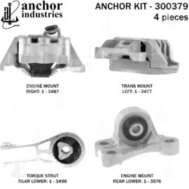 ANCHOR MOUNTS MOTOR MOUNT KIT