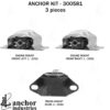 ANCHOR MOUNTS MOUNT KIT