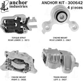 ANCHOR MOUNTS MOTOR MOUNT KIT