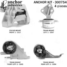 ANCHOR MOUNTS MOTOR MOUNT KIT
