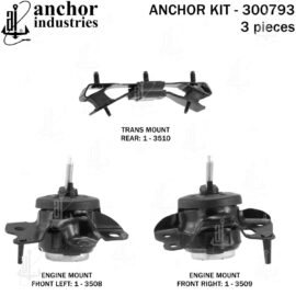 ANCHOR MOUNTS MOTOR MOUNT KIT