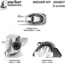 ANCHOR MOUNTS MOTOR MOUNT KIT