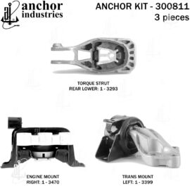ANCHOR MOUNTS MOTOR MOUNT KIT