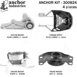 ANCHOR MOUNTS MOTOR MOUNT KIT