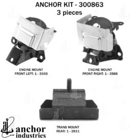 ANCHOR MOUNTS MOTOR MOUNT KIT