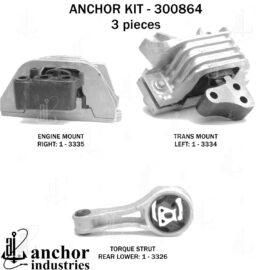 ANCHOR MOUNTS MOTOR MOUNT KIT