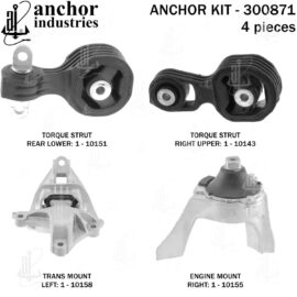 ANCHOR MOUNTS MOTOR MOUNT KIT