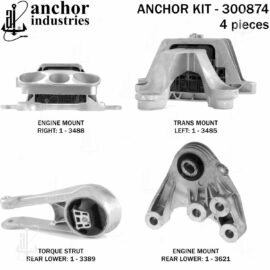 ANCHOR MOUNTS MOTOR MOUNT KIT