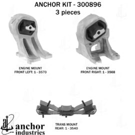 ANCHOR MOUNTS MOTOR MOUNT KIT