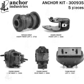 ANCHOR MOUNTS MOTOR MOUNT KIT