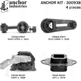 ANCHOR MOUNTS MOTOR MOUNT KIT