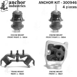 ANCHOR MOUNTS MOTOR MOUNT KIT