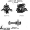 ANCHOR MOUNTS MOTOR MOUNT KIT