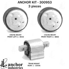 ANCHOR MOUNTS MOTOR MOUNT KIT