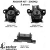 ANCHOR MOUNTS MOTOR MOUNT KIT