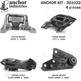 ANCHOR MOUNTS MOTOR MOUNT KIT