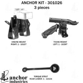 ANCHOR MOUNTS MOTOR MOUNT KIT