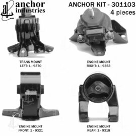 ANCHOR MOUNTS MOTOR MOUNT KIT