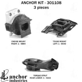 ANCHOR MOUNTS MOTOR MOUNT KIT