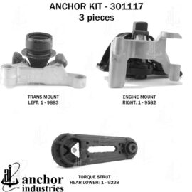 ANCHOR MOUNTS MOTOR MOUNT KIT