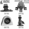 ANCHOR MOUNTS MOTOR MOUNT KIT