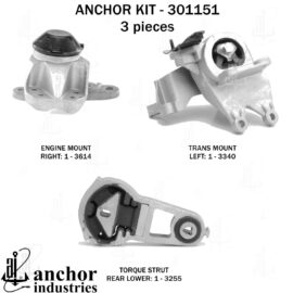 ANCHOR MOUNTS MOTOR MOUNT KIT