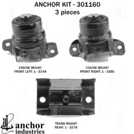 ANCHOR MOUNTS MOTOR MOUNT KIT