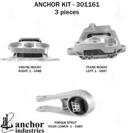 ANCHOR MOUNTS MOTOR MOUNT KIT