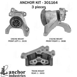 ANCHOR MOUNTS MOTOR MOUNT KIT
