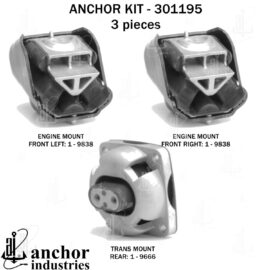 ANCHOR MOUNTS MOTOR MOUNT KIT