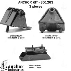 ANCHOR MOUNTS MOTOR MOUNT KIT