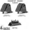 ANCHOR MOUNTS MOTOR MOUNT KIT