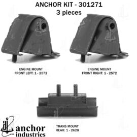 ANCHOR MOUNTS MOTOR MOUNT KIT