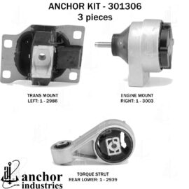 ANCHOR MOUNTS MOTOR MOUNT KIT